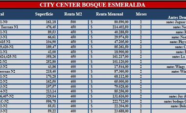 LOCAL COMERCIAL EN RENTA EN ZONA ESMERALDA