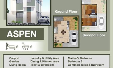 Near MRT 7 Accessible flood free and 2 storey House and lot in Bulacan for sale