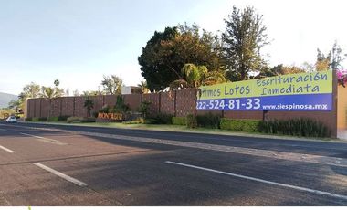 Terrenos en venta - Montalto - Atlixco