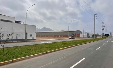 VENTA EXCELENTE TERRENO DE 1,596 m2 EN AL ZONA INDUSTRIAL DEL PROYECTO INDUPARK: LURIN.