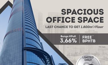 Dijual Kantor Office Space di Ciputra World Surabaya Any Size Bisa Bayar Bertahap