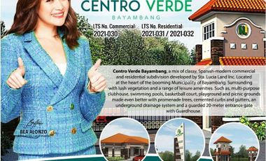 LOT FOR SALE in Centro Verde Subdivision in Bayambang, Pangasinan