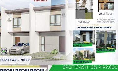 7.5% Discount, 2.5% Downpayment payable in 3 months for Ready For Occupancy Townhouse Unit @ Amaia Scapes Bauan