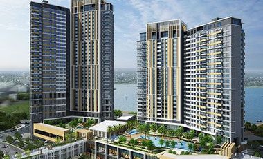 CITY VIEW FULLY FURNISHED- 29.75  sqm Residential studio condo for sale in Mandani Bay Quay Tower 3 Mandaue Cebu