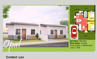 STONERIDGE VILLE - Opal house and lot for sale at Cabuyao Laguna.