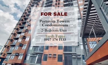 For Sale or For Rent: Semi-Furnished 2BR Corner Unit at Portovita Condominium