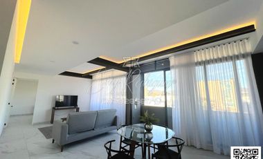 DEPARTAMENTO EN RENTA, ALDABA RESIDENCIAL, NUEVO, 2 REC CON BAÑO Y VESTIDOR, 2 AUTOS.