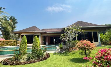 Peaceful 3-bedroom pool villa with mountain and lake view for sale in Khaolak, Phangnga