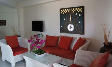 Peaceful condo for Sale, Serene Beachside Living at its finest! 58 sqm. 1 Bed 1 Bath with balcony Full Furniture. Price at 1,995,000 THB. (Thai quota