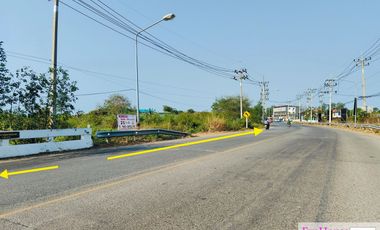 Land for sale on Jesadawithi Rd, Mahachai, Samut Sakhon, 21.5 rai 11 mil/rai.