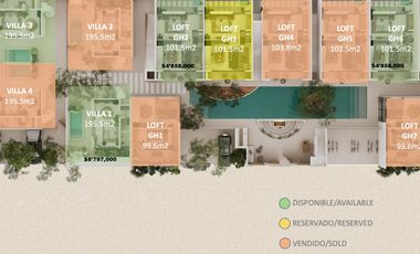 Tulum 4 Villas, 7 Penthouses y 7 Lofts