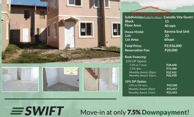 House and Lot For Sale in General Trias Cavite - Camella General Trias
