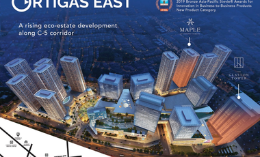 Office Spaces 100.88 - 101.88 sqm for Sale in the Glaston Tower Ortigas East, Pasig