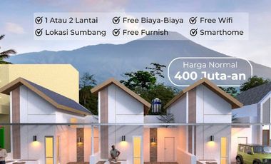 Beli Rumah Bonus Wifi Satu Tahun, Gratis Biaya-biaya, Gratis Furniture dan Dekat Tempat Wisata