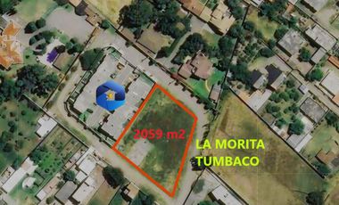 Terreno plano de Venta para proyecto en La Morita Tumbaco!