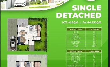For Sale 2-Storey 3-Bedrooms Single Detached House in Danarra South Subdivision Minglanilla Cebu