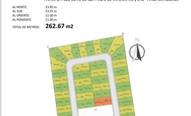 VENTA DE TERRENO CAMPESTRE EN PRIVADA POR AV SAN PEDRO