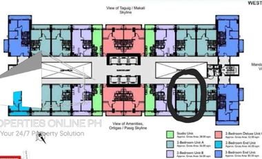 2 BR CONDOMINIUM UNIT IN WEST TOWER LUMIERE RESIDENCES