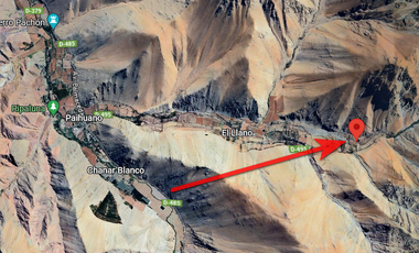 Terreno de 1 hectárea en Paihuano. Valle del Elqui. $53 millones