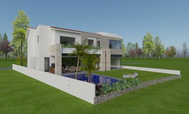 Casa en PREVENTA colindante con el campo de golf en Paraíso Country Club
