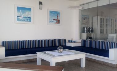 Alquilo Casa de Playa, Condominio Moravia, 07 Habitaciones, Amoblada y Equipada