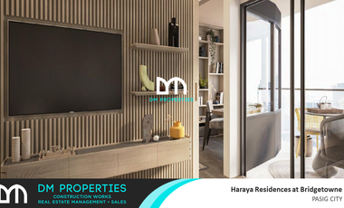 For Sale: 1-Bedroom Condo Units in Haraya Residences at Bridgetowne, Pasig City