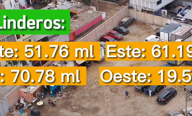 TERRENO CON PARAMETROS DE 7 PISOS ZONIFICACION CZ SURCO