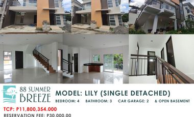 Ready for Occupancy 4 Bedrooms 2 Storey Single Detached House and Lot for Sale in Talamban, Cebu City, Cebu