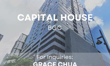 Lowest in the Market! Bare Office Spaces in Capital House, BGC