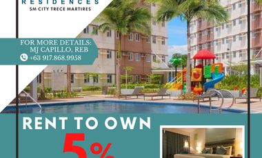 PROMO! 5% DP Rent to Own Condo in Hope Residences, Trece Martires, Cavite