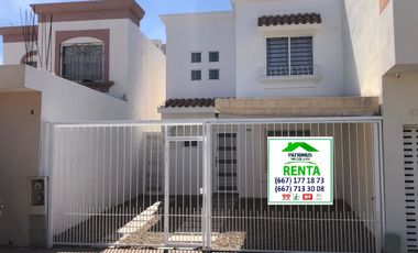 Se renta casa equipada en Portalegre, 2 recámaras con minisplit y closet