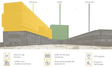 Renta oficinas edificio corporativo AAA Av. 5 de Febrero desde 81 m2