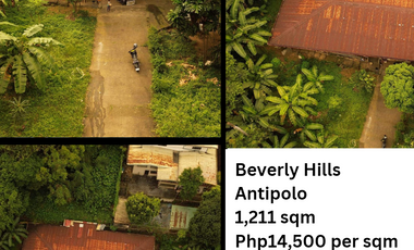 1,211 sqm Lot in Beverly Hills Antipolo near main gate