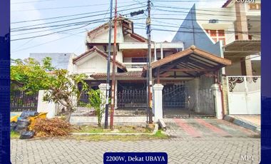 Dijual Rumah Tenggilis Utara Surabaya SHM dkt UBAYA Jemursari Prapen Kendangsari