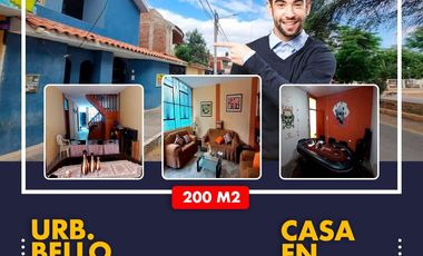 VENDO CASA DOS PISOS EN LA  URB. BELLO HORIZONTE - PIURA