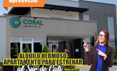 ALQUILO HERMOSO APARTAMENTO PARA ESTRENAR AL SUR DE CALI EN CIUDAD PACIFICA