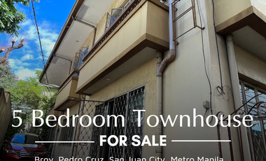 FOR SALE: 5BR Townhouse in San Juan City, Metro Manila