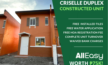 Criselle Model Ready for Move In Unit For Sale in Camella Bacolod South | Bacolod City House and Lot