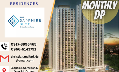 The Sapphire Bloc Affordable Condo in Ortigas Near, Megamall Edsa and Business Districts