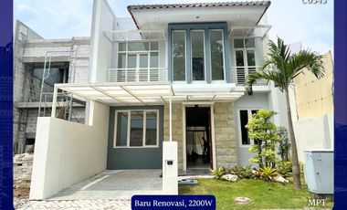 Dijual Rumah Citraland Taman Puspa Raya Surabaya SHM Baru Renovasi Siap Huni
