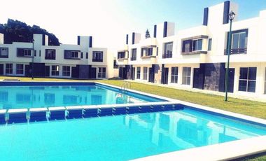 Casa en Venta en Condominio de 3 recamaras, vigilancia en Jiutepec Morelos