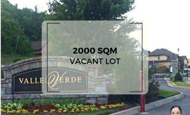 Valle Verde Vacant Lot for Sale! Pasig City
