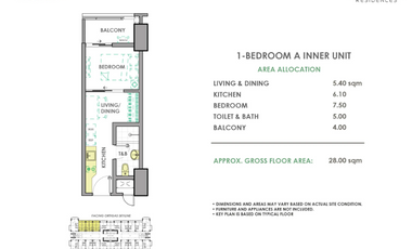 RFO 15% downpayment 1-bedroom Condo Unit For Sale in Pasig - PRISMA RESIDENCES by DMCI Homes