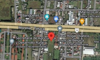 Terreno en venta en Zinacantepec en Av. Adolfo López Mateos.