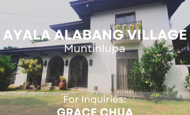 For Sale: Impressively-structured House and Lot in Ayala Alabang Village, Muntinlupa