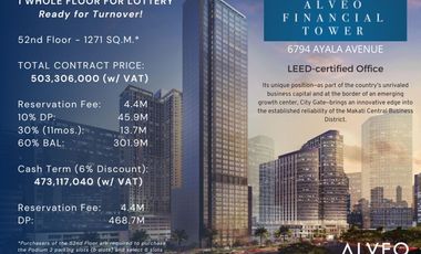 Ready for Occupancy Commercial office building along Ayala Avenue Makati City Philippines