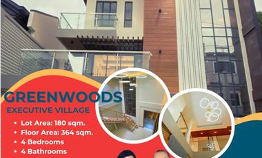 Brand New Modern 4- Bedroom House For Sale at Greenwoods Executive Village, Pasig
