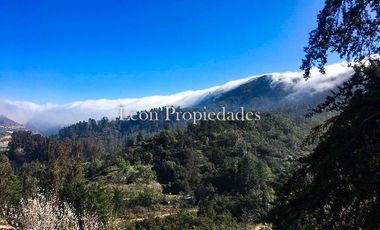 Leon Propiedades vende parcela con casa en sector las Achiras, Curacavi.