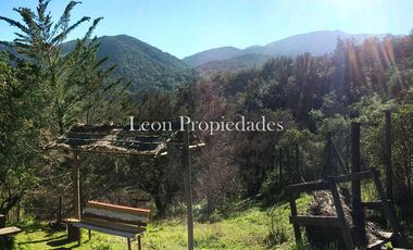 Leon Propiedades vende parcela con casa en sector las Achiras, Curacavi.