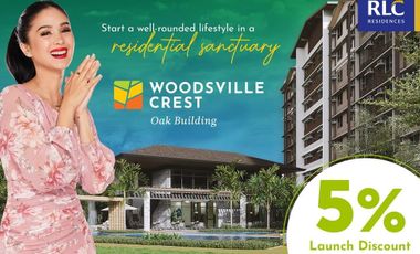 1 Bedroom Condominium for Sale Near Airport Woodsville Crest Merville Paranaque